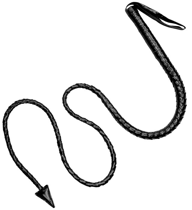 Whip Devil Tail Black 180 Cm