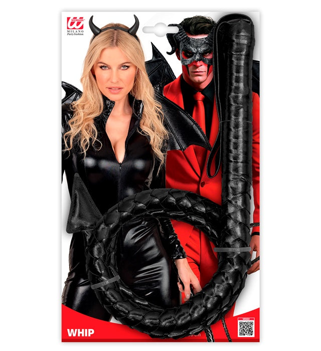 Whip Devil Tail Black 180 Cm