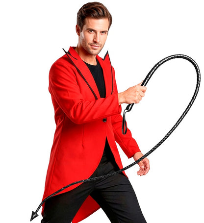 Whip Devil Tail Black 180 Cm