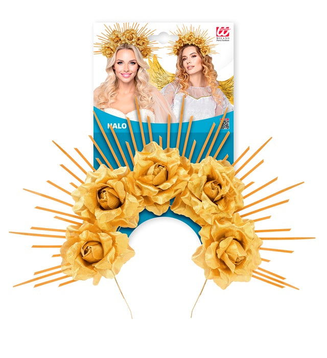 Halo Spiked With Roses Gold