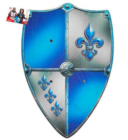 Shield Fleur-De-Lis Wooden 50X32 Cm 