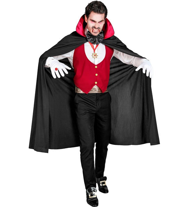 Vampire  Vest, Cummerbund, Bow Tie, Necklace With Medallion, Gloves, Cape 