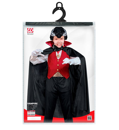 Vampire  Vest, Cummerbund, Bow Tie, Necklace With Medallion, Gloves, Cape 