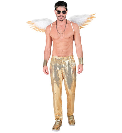 Party Fashion Pants  Gold Sequin Pants 