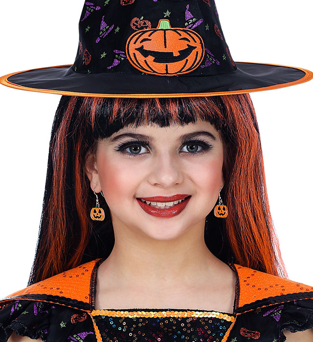 Pairs Of Halloween Earrings Child Size - 3 Styles Ass.