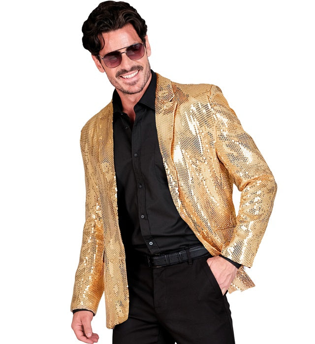 Party Fashion Jacket  Gold Sequin Jacket 