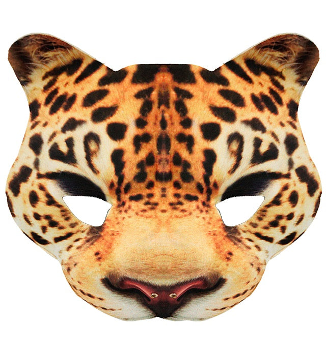 Chinless Leopard Mask In Fabric 