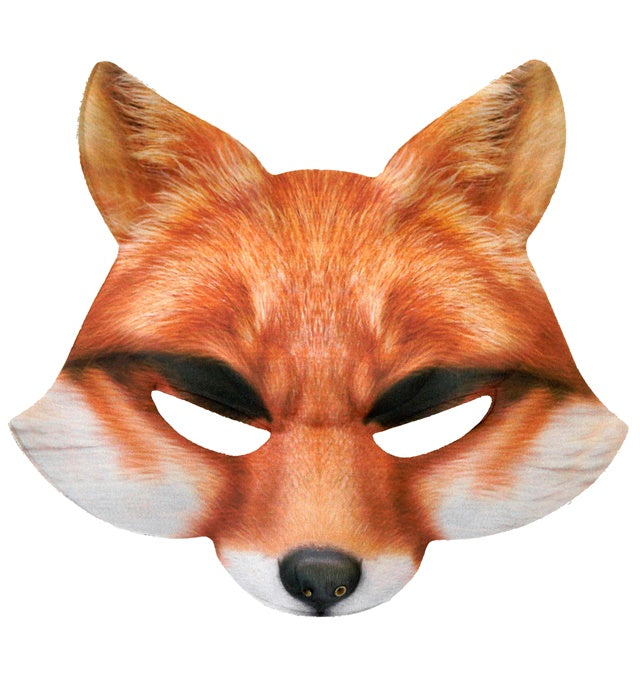 Chinless Fox Mask In Fabric 