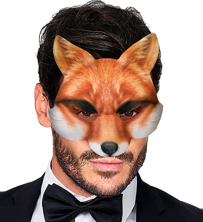 Chinless Fox Mask In Fabric 