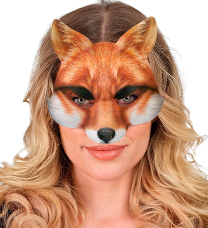 Chinless Fox Mask In Fabric 