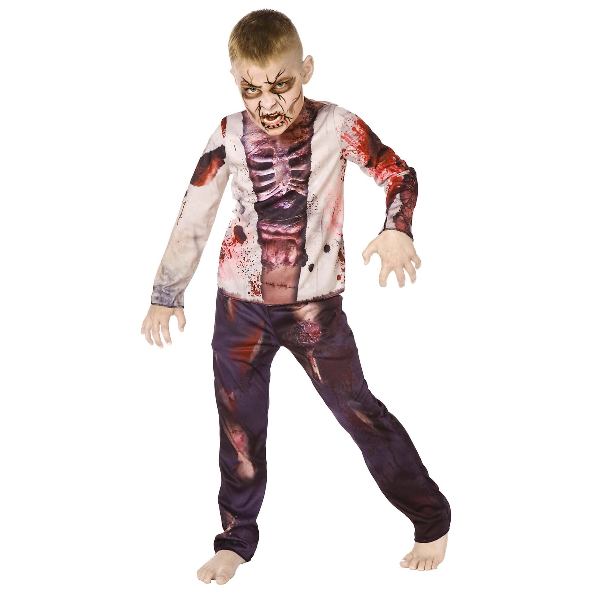 Zombie 3D Style Childrens Costume 1