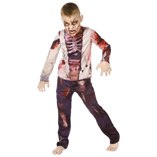 Zombie 3D Style Childrens Costume 1