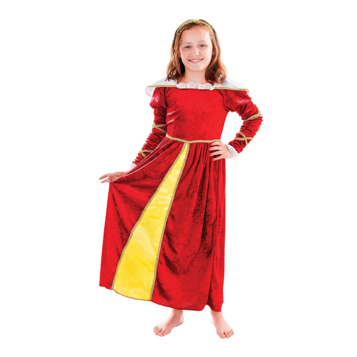 Tudor Girl Costume 128cm Years Book Day Dress 1