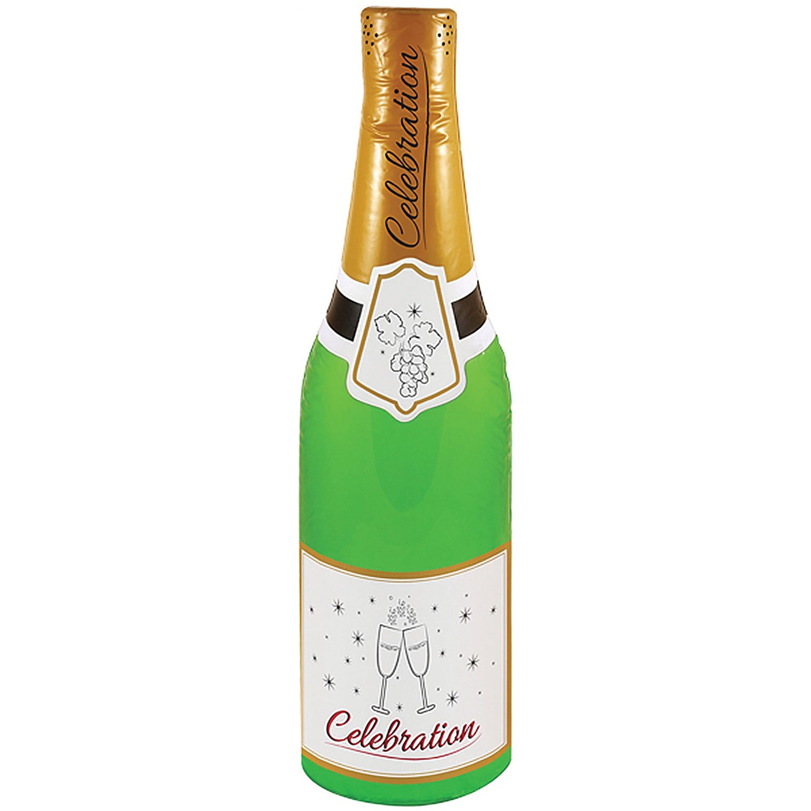 Inflatable Champagne Bottle 30" Items Unisex 1