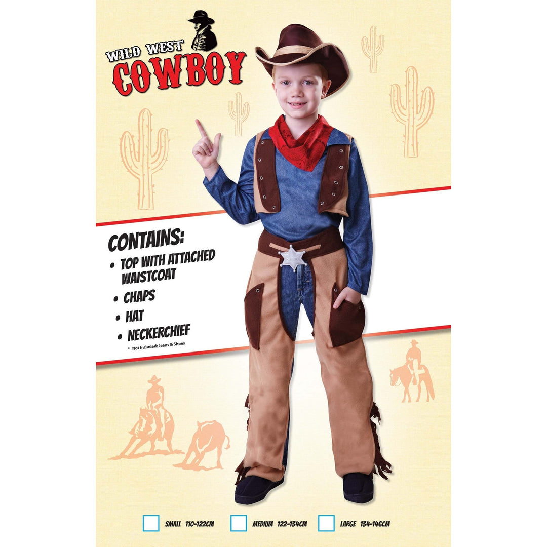 Cowboy Wild West Childrens Costume 1
