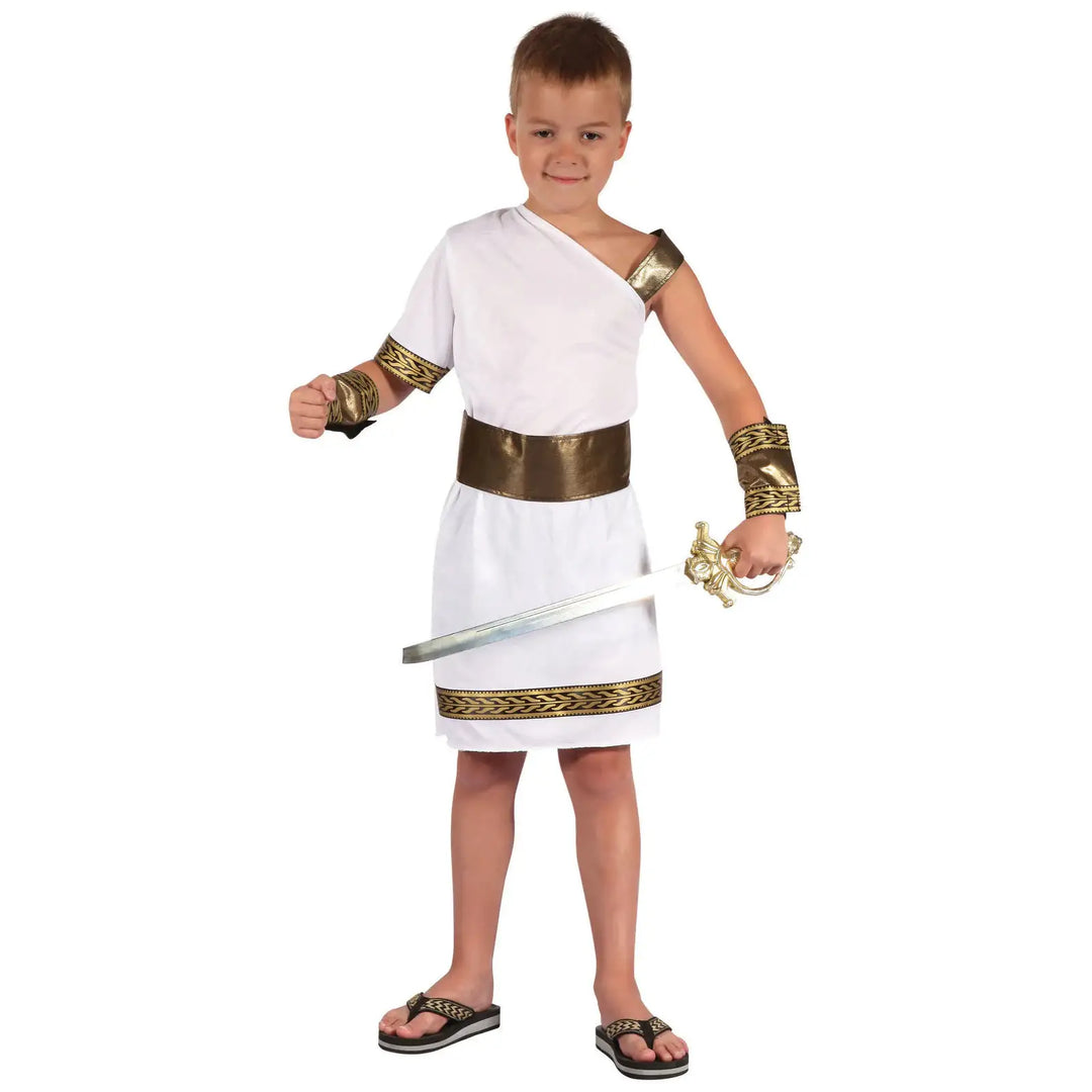 Roman Warrior Gladiator Kids Costume for World Book Day 1