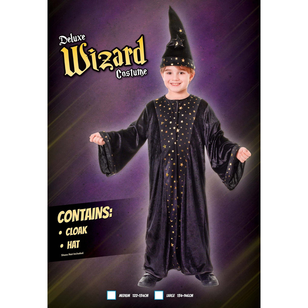 Wizard Deluxe Childrens Costume 1