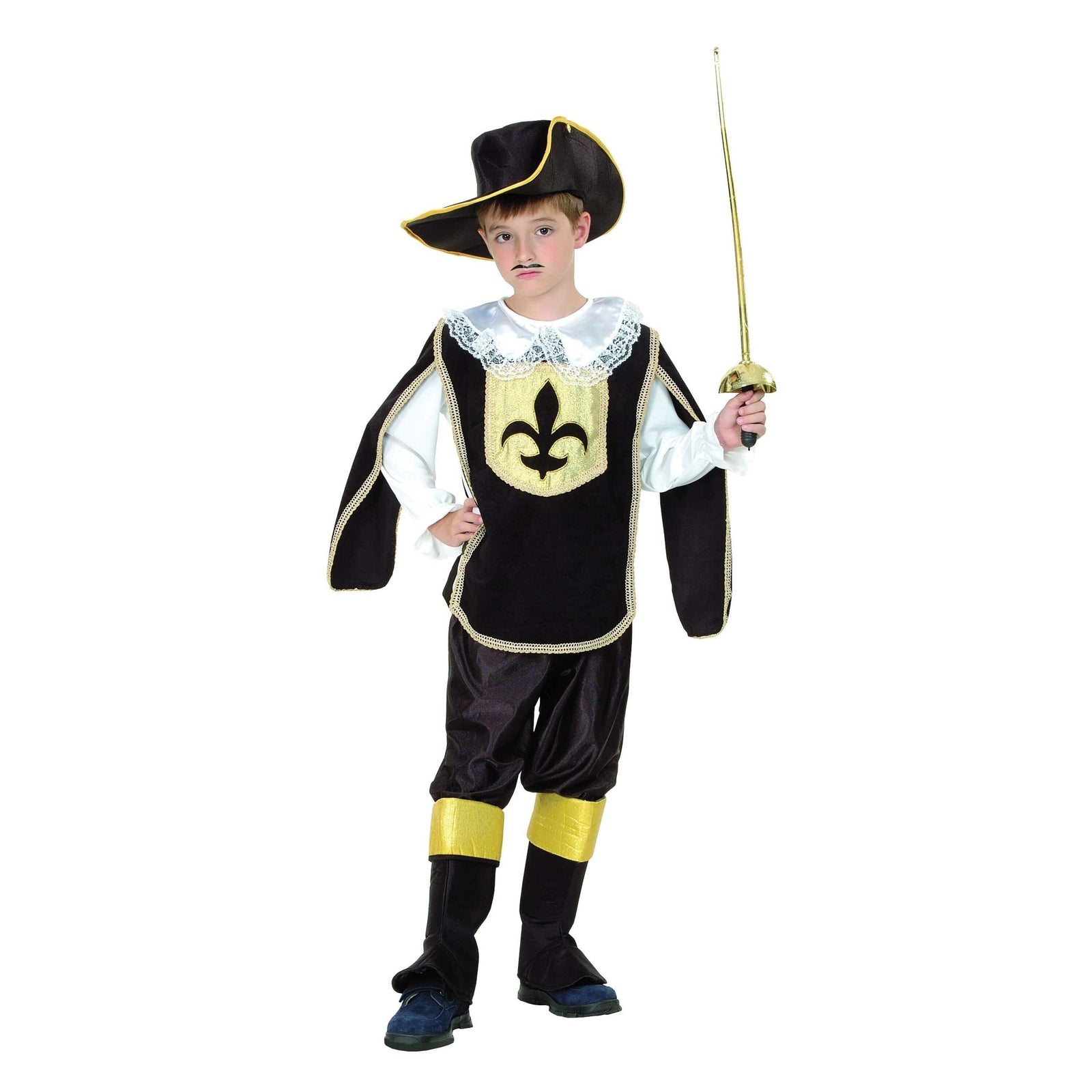 Musketeer Boy Childrens Costume 1
