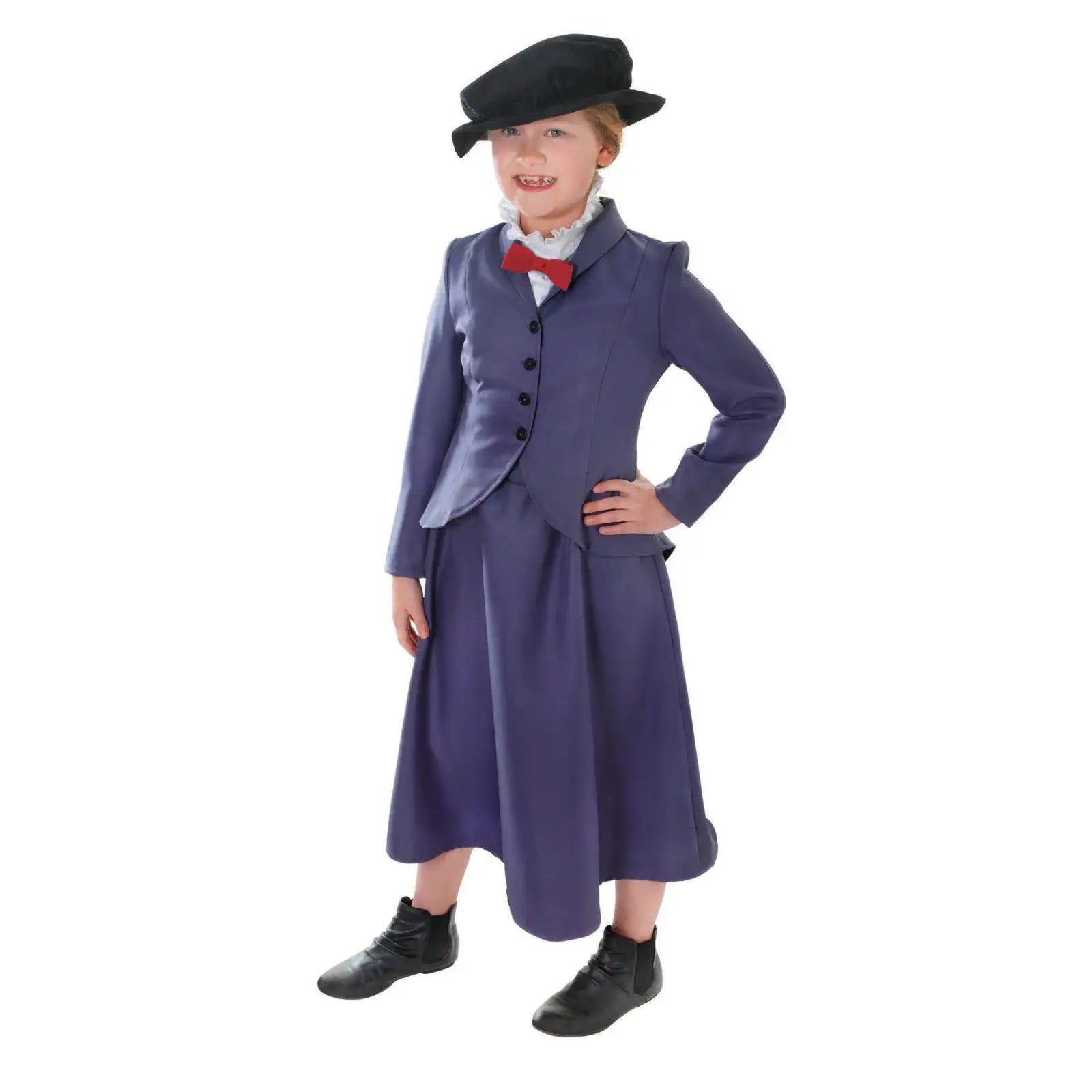 Nanny Childrens Costume Mary Poppins McPhee Childs Outfit 1