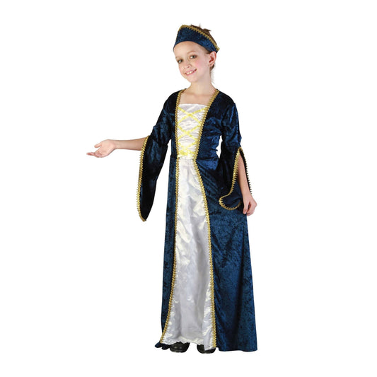 Regal Princess Blue Childrens Costume 1