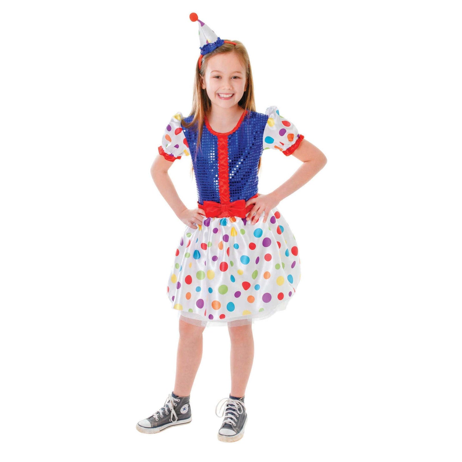 Clown Costume Dress for Girls 1