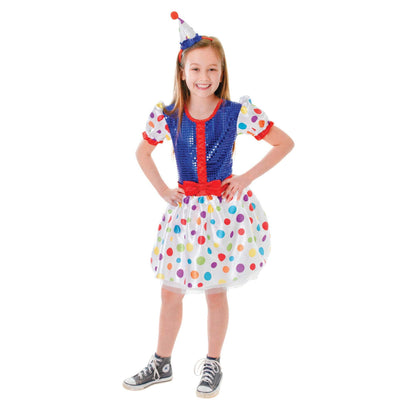 Clown Costume Dress for Girls 1