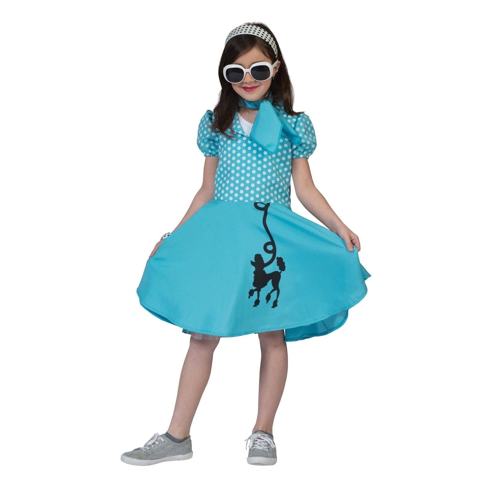 Poodle Dress Blue Childrens Costume 1