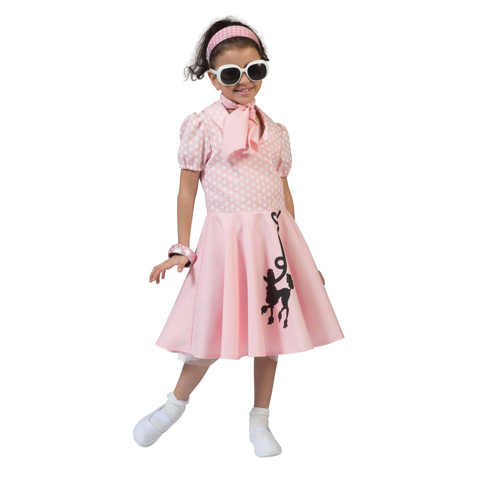 Poodle Dress Pink Childrens Costume 1