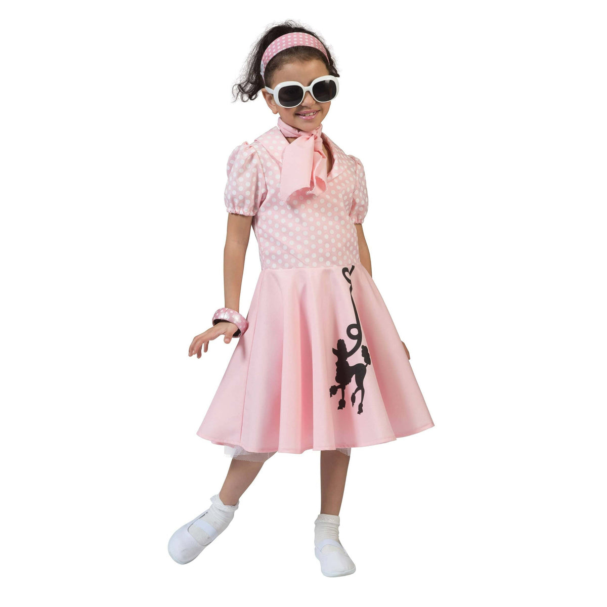 Poodle Dress Pink Childrens Costume 1
