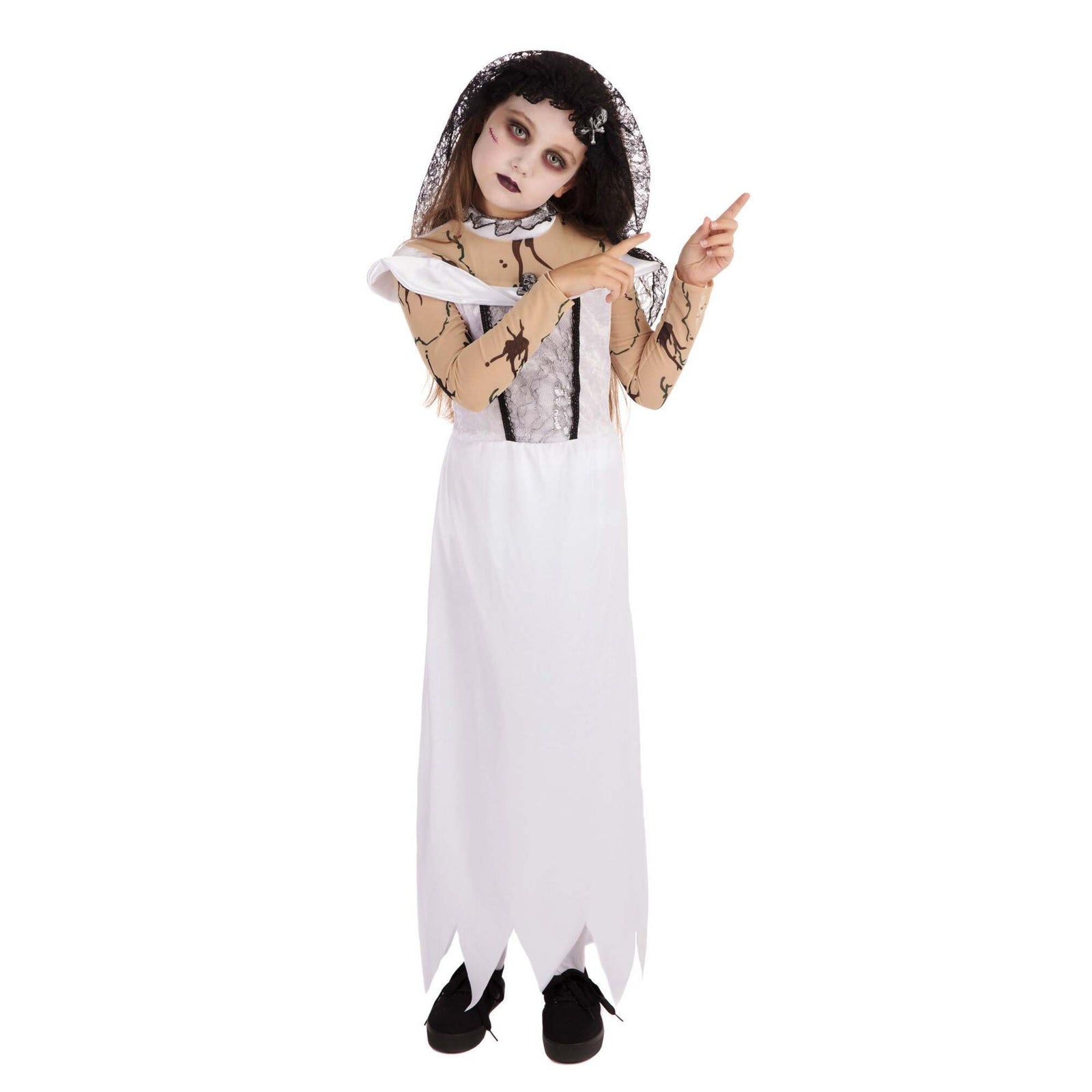 Zombie Bride Childrens Costume 1