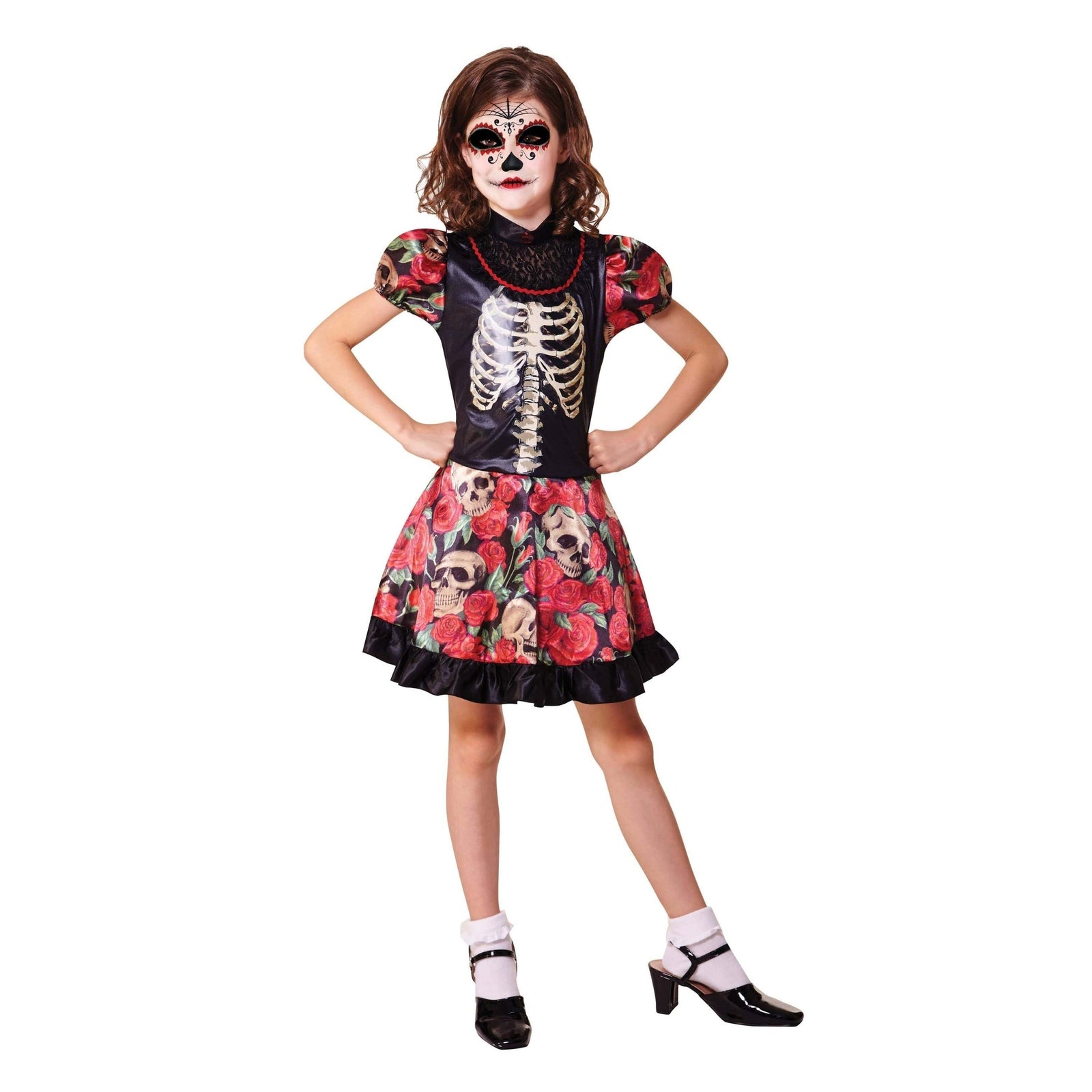 Day of the Dead Girl Childrens Costume 1