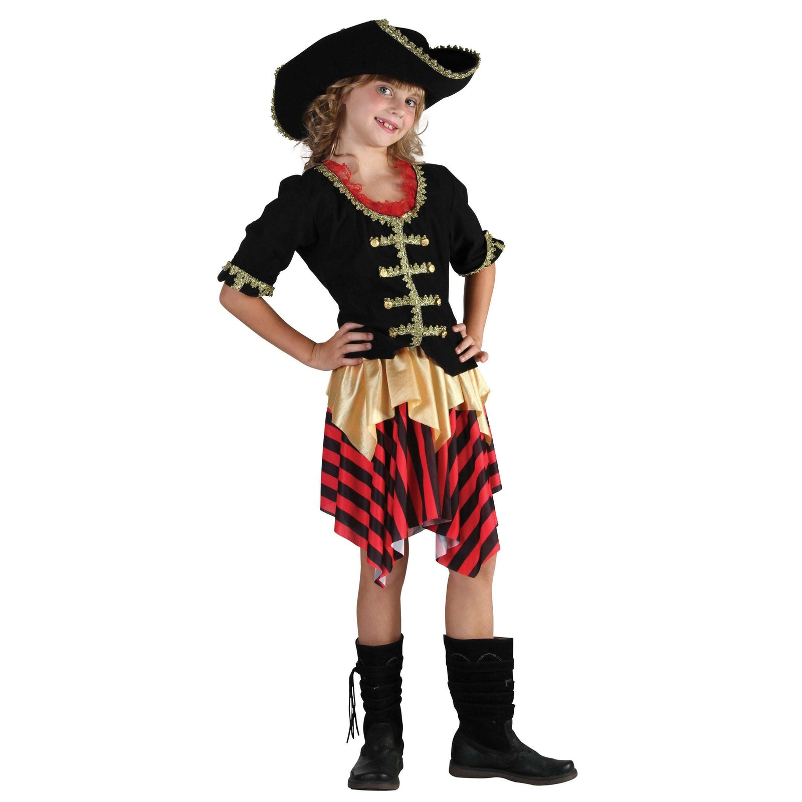 Buccaneer Sweetie Large Childrens Costume Female 9- 12 Years 1