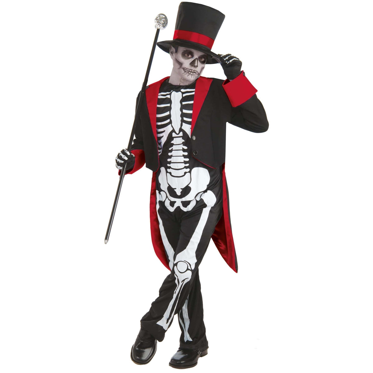 Mr Bone Jangles Costume Childrens Voodoo Priest 1