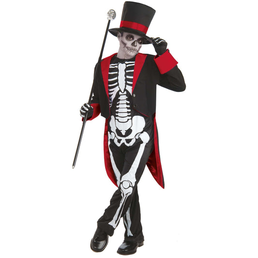Mr Bone Jangles Costume Childrens Voodoo Priest 1