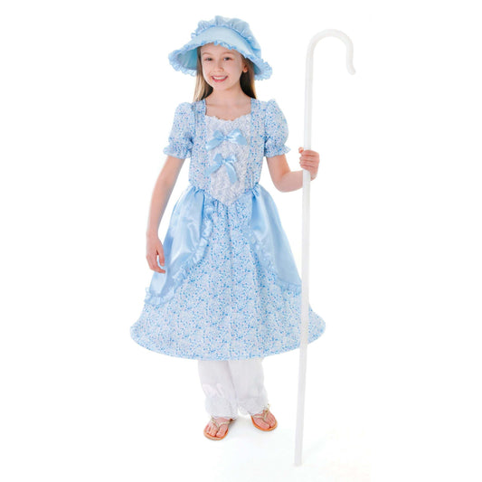 Little Bo Peep Dress Bloomers Bonnet Medium Childrens Costume Female 1