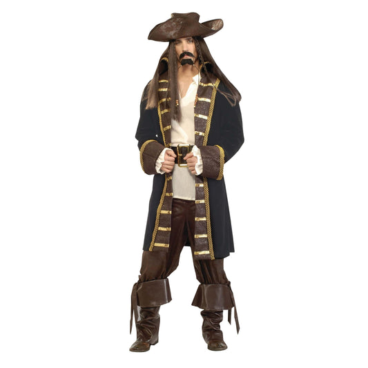 High Seas Pirate Deluxe Large Size Adult Costume Male 1