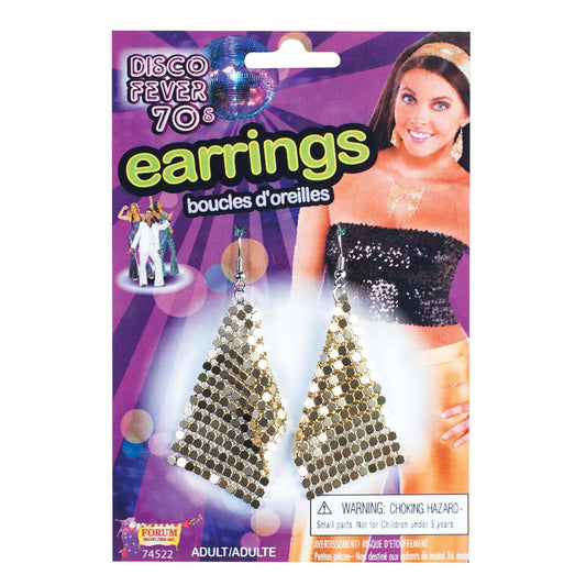 Diamond Earrings Gold Costume Accessories Female 1