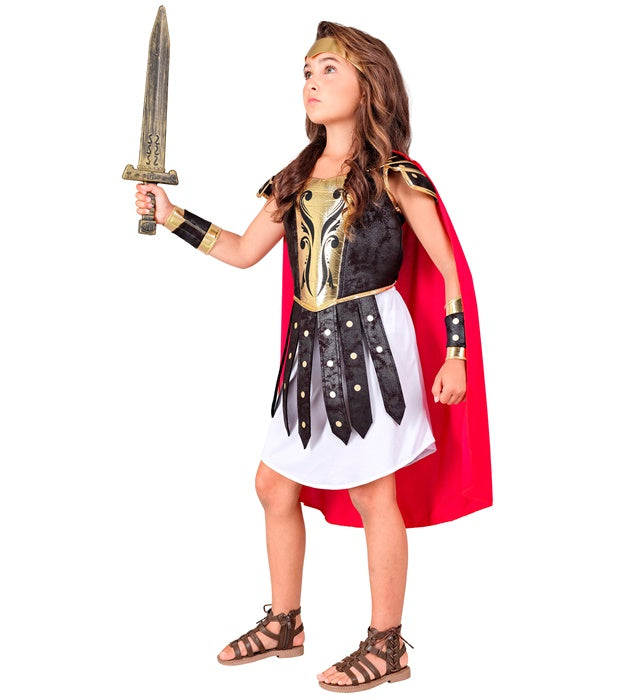 Roman Centurion  Tunic, Armour With Cape, Headband, Arm Guards 