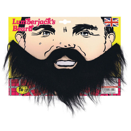 Lumberjack Beard Black Moustaches and Beards Male 1