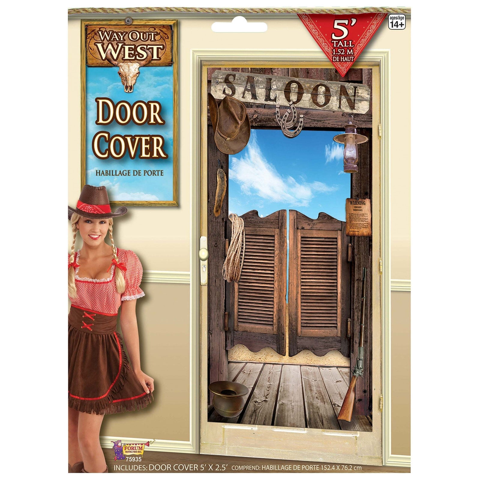 Way Out West Door Cover Multi Party Goods Unisex 1