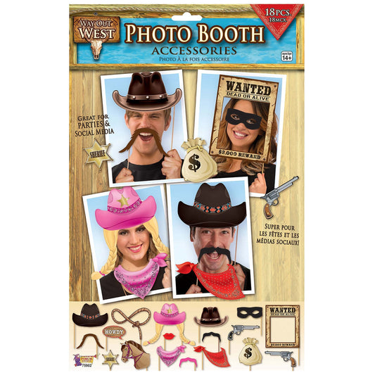 Way Out West Photo Booth Multi Party Goods Unisex 1