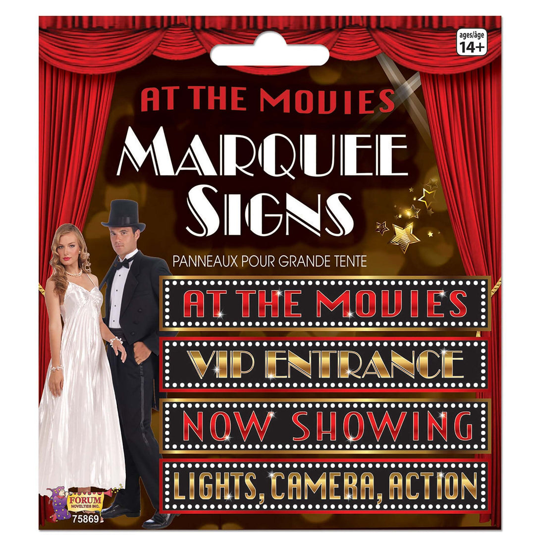 At The Movies Street Signs Party Decoration 1