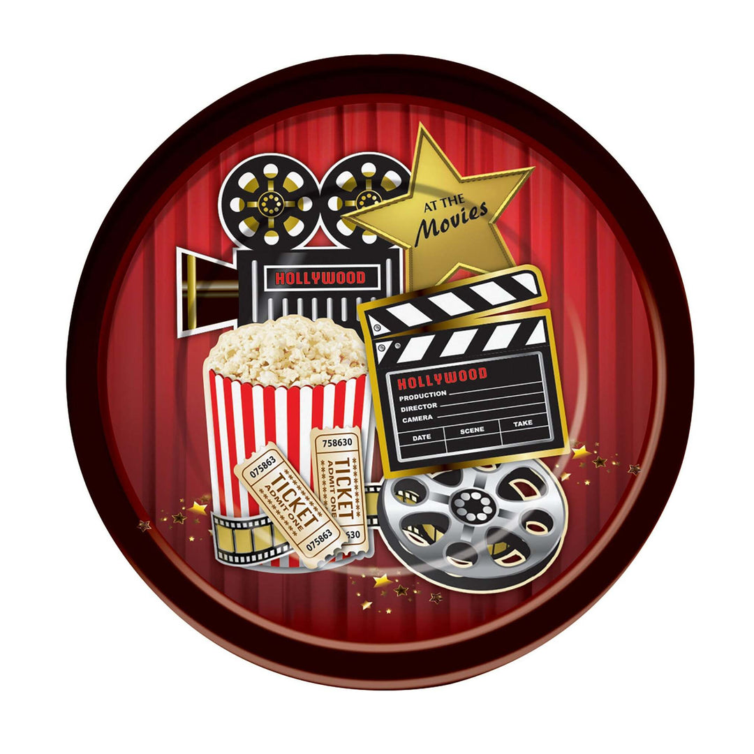 At The Movies Dinner Plate 8pcs Multi Party Goods Unisex 1