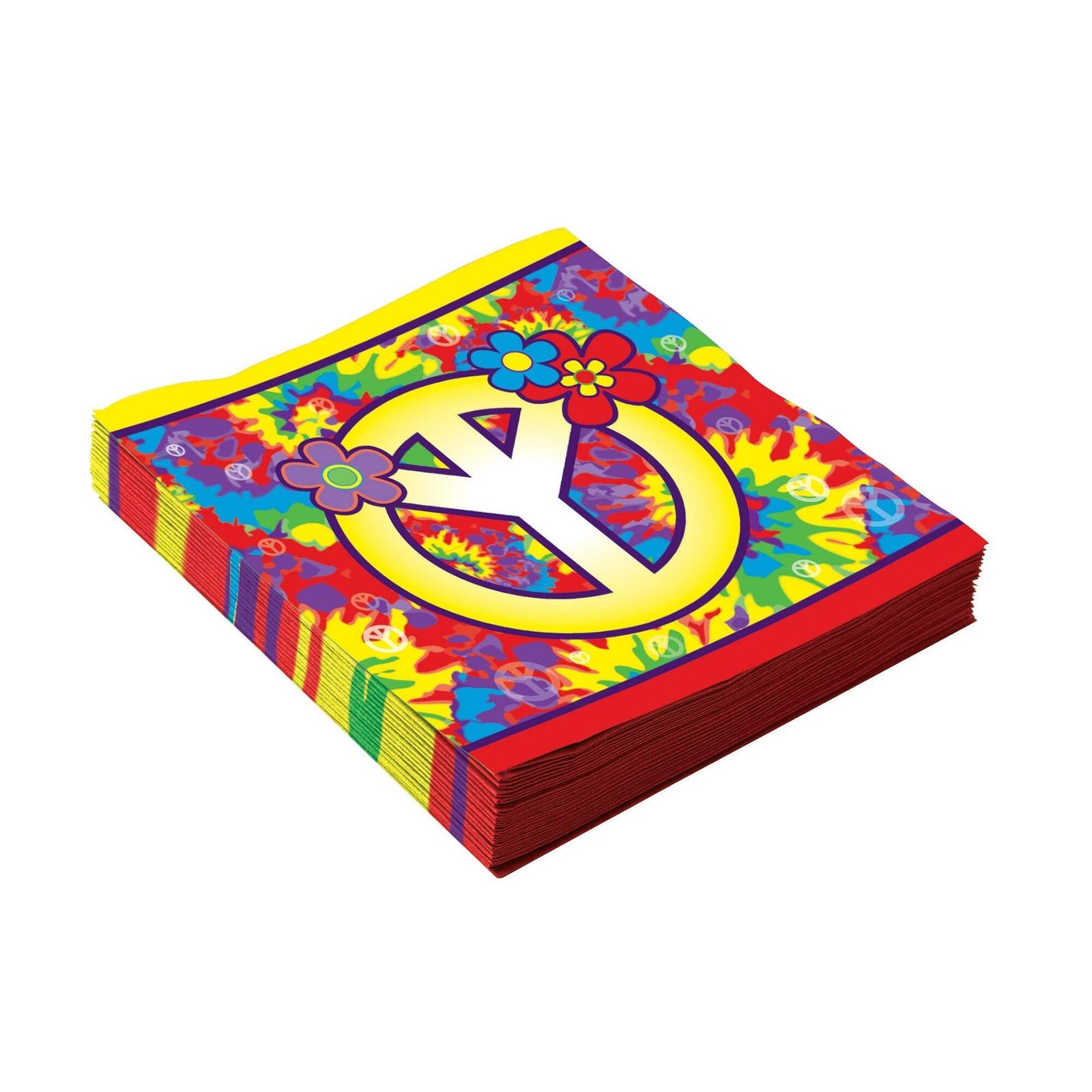 Hippie Party Napkins 16 Pieces 1