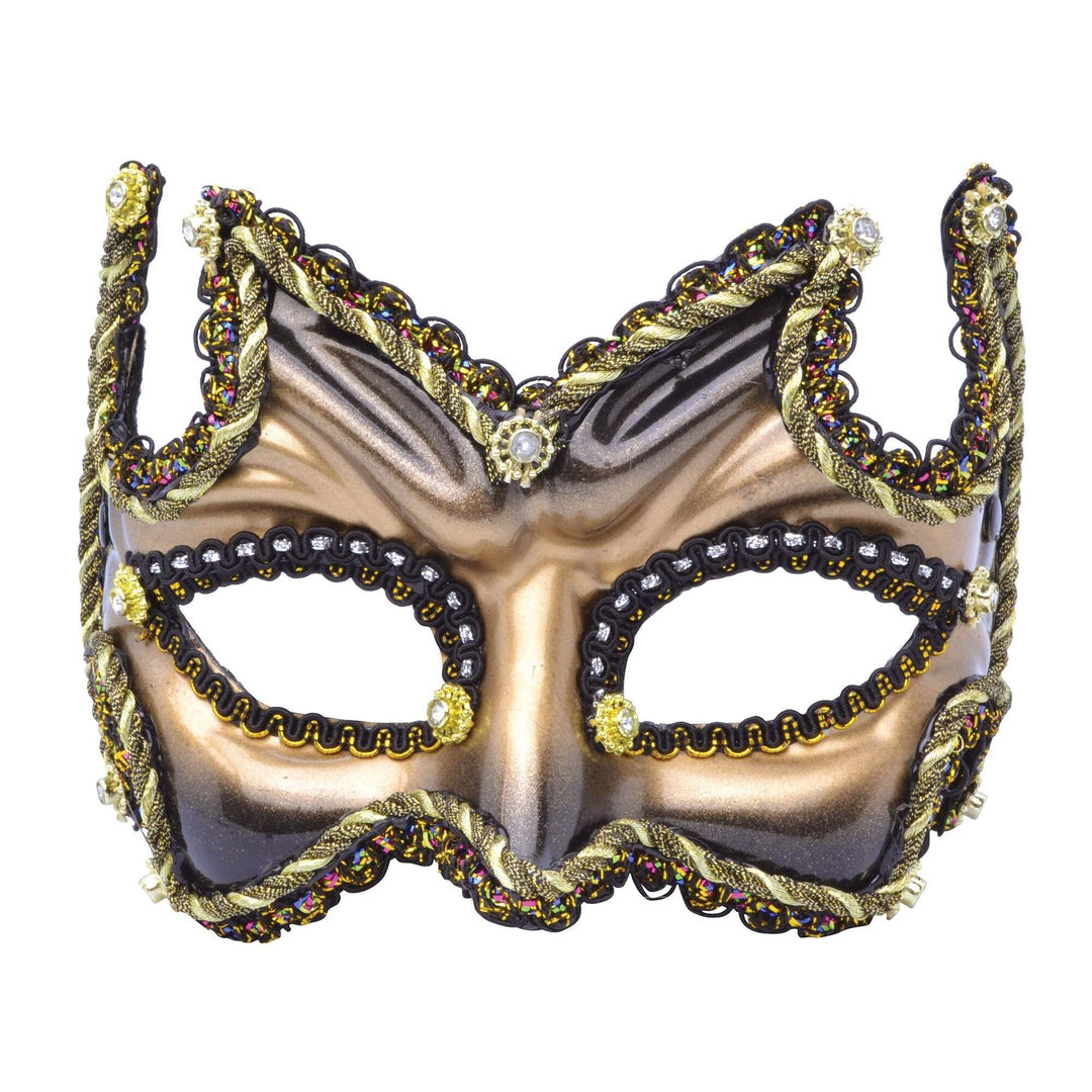 Half Face On Headband Black Gold Eye Masks Unisex 1