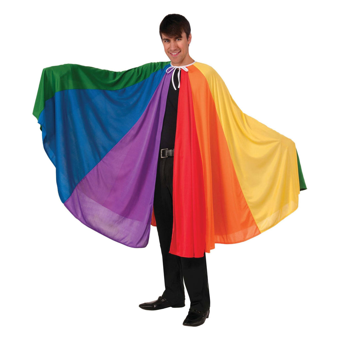 Rainbow Cape Adult Costume Pride Flag 1