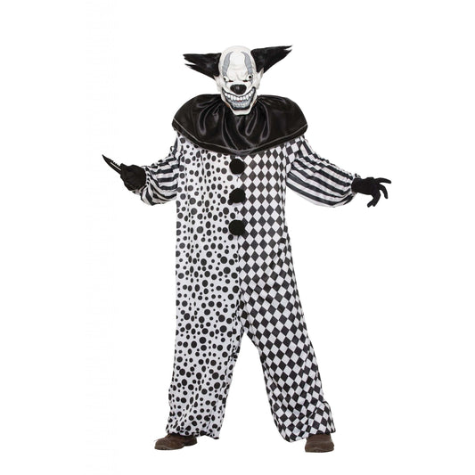 Evil Al The Clown Mask + Jumpsuit Adult Costume Male 1