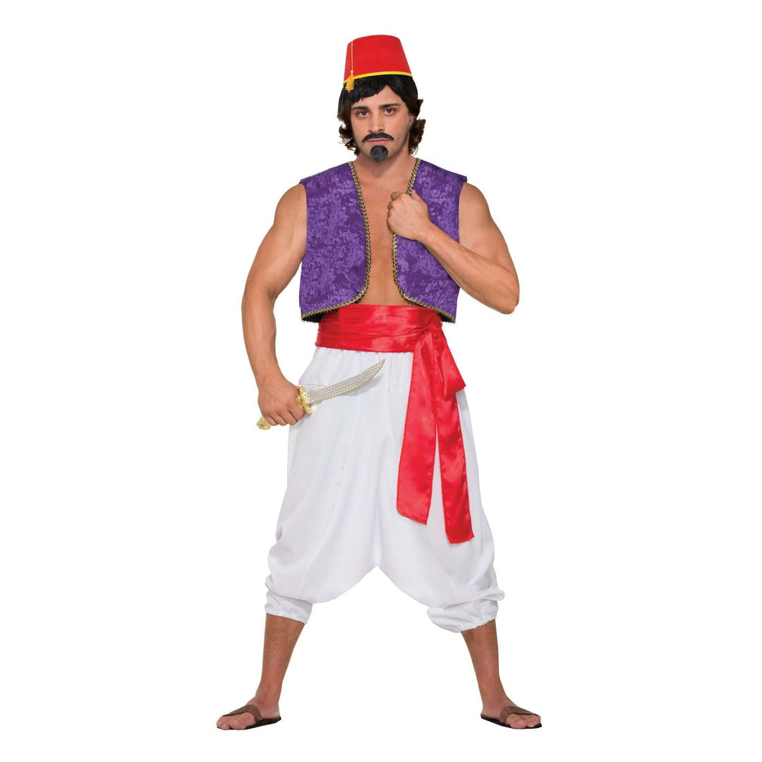 Desert Prince White Pants Arabian Costume Accessory 1