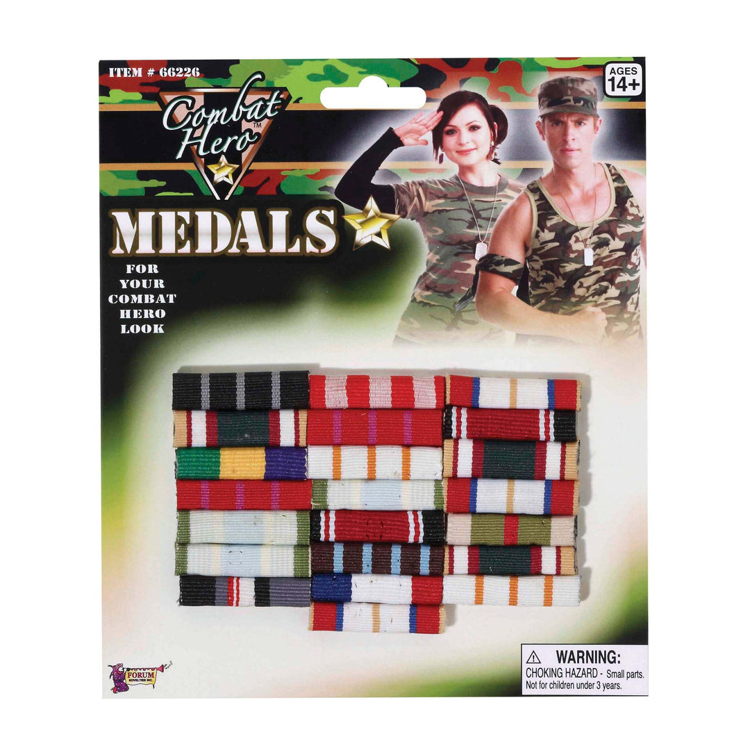 Military Medal Bars Army Costume Accessory Ribbons 1
