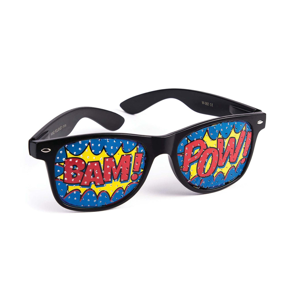 Pop Art " Pow" Screened Singlasses Costume Accessories Male 1